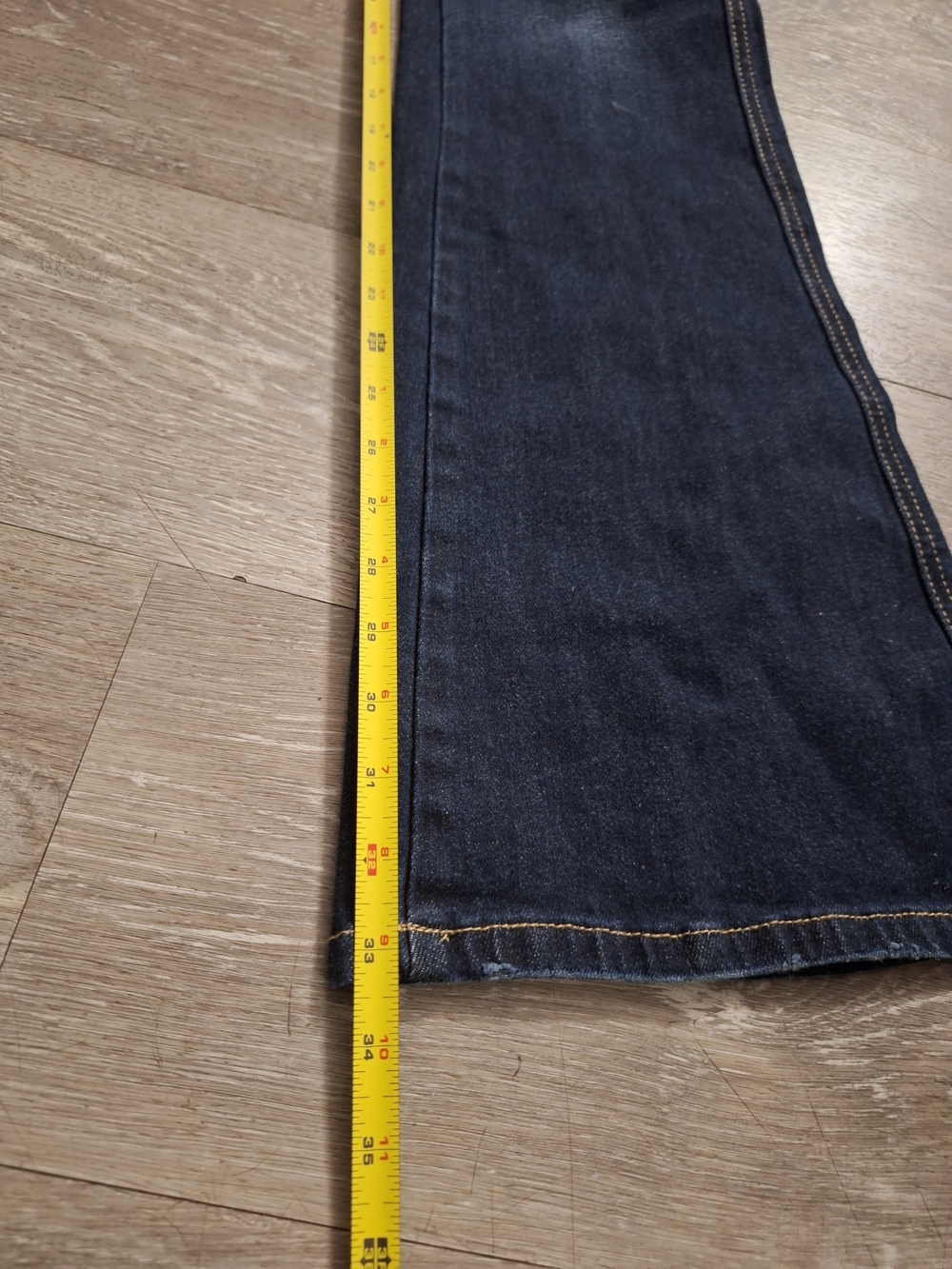 NWT KanCan Dark Blue High Rise Flare Jeans - Picture 10 of 10